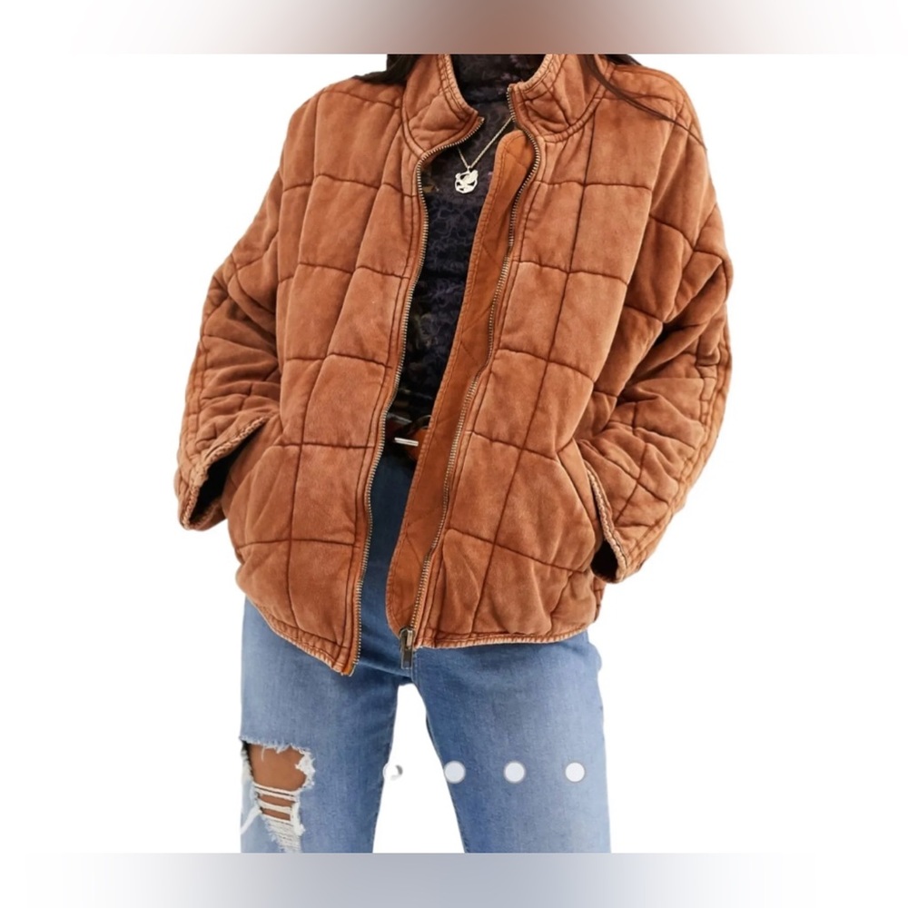 Free People Dolman Quilted Jacket medium